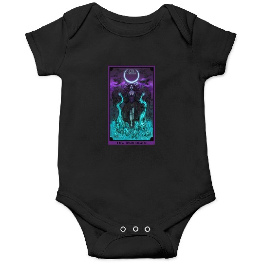 The Goddess Morrigan in Death Tarot Card Onesies