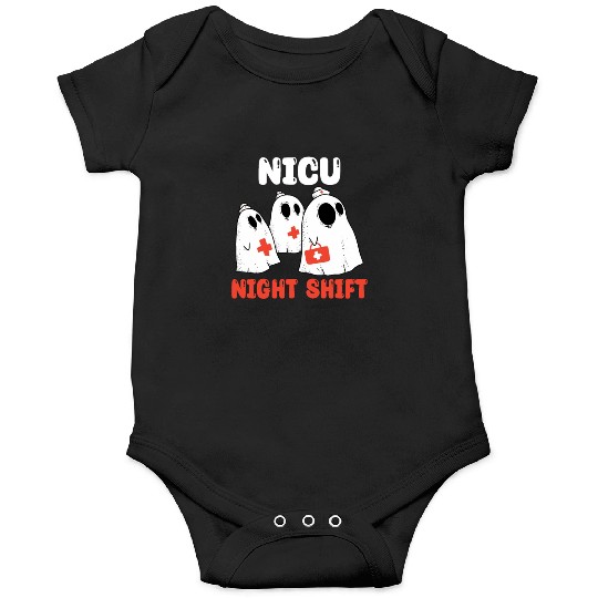 NICU Night Shift Spooky Halloween Onesies