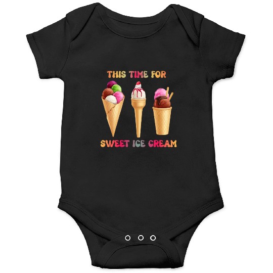 Sweet Gift For Lovers National Ice Cream Day. Onesies