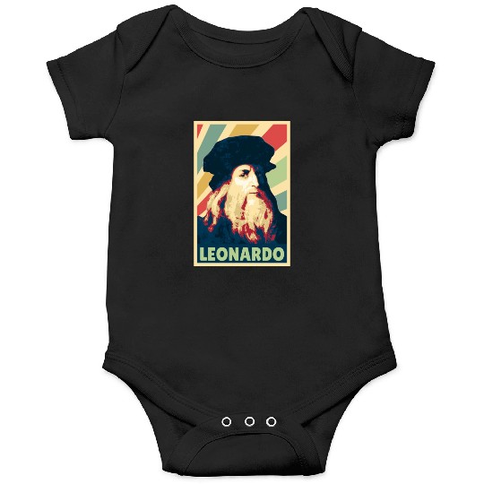 Leonardo Da Vinci Vintage Colors Onesies