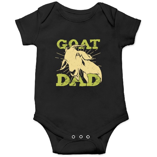 Goat Dad Farming Farmer Gift Onesies