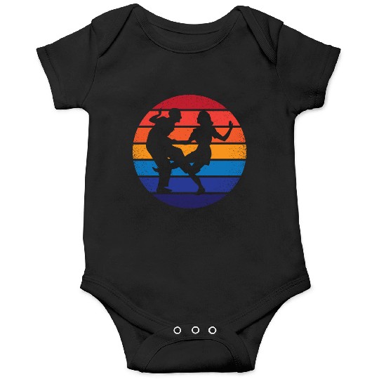 Retro Dance Boogie Woogie Swing Dancing Onesies