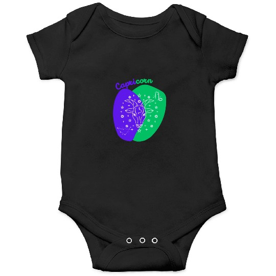 Cosmic Climb A Minimalist Capricorn Design Onesies