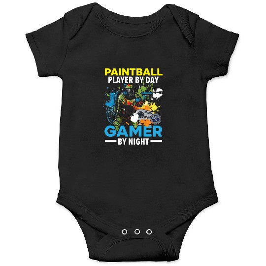 Video Game Lover Paintball Player Paintballer Onesies