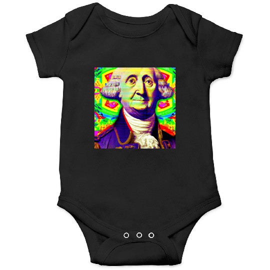 Trippy George Washington Onesies