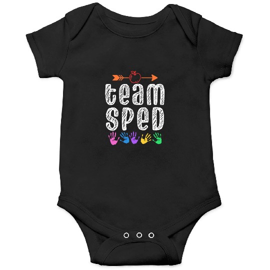 Team Sped Teacher Awareness Special Education Onesies