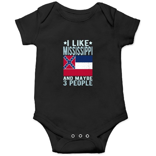 Mississippi Flag US State Onesies