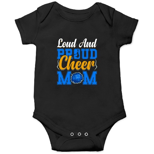 LOUD AND PROUD CHEER MOM Onesies