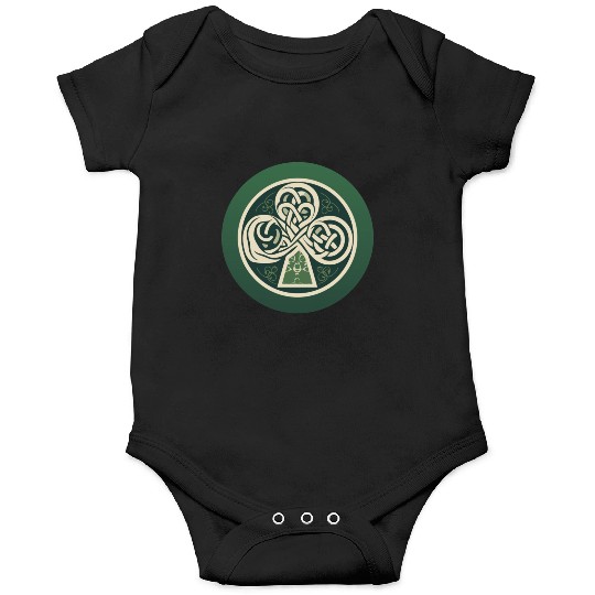 Shamrock Leaf Art Onesies