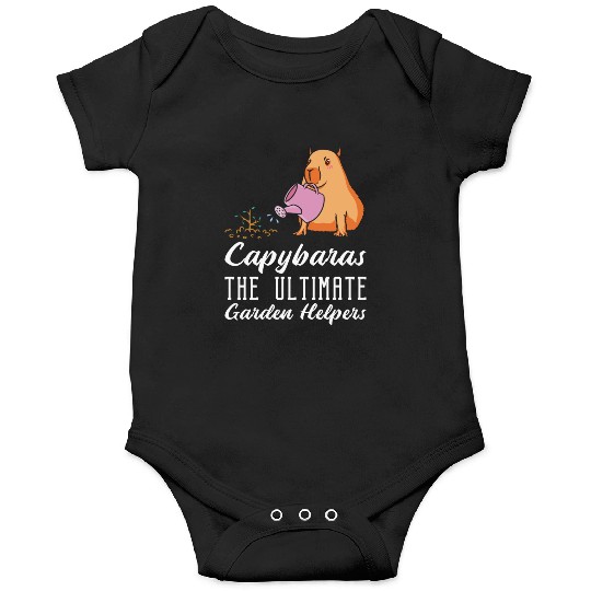 Gardening Capybara Garden Planting Gardener Onesies