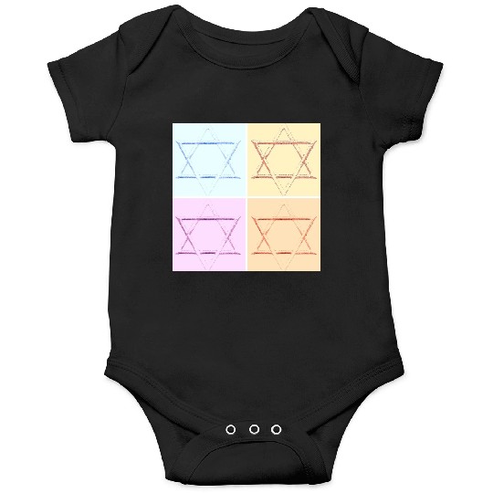 Star of David Design Onesies