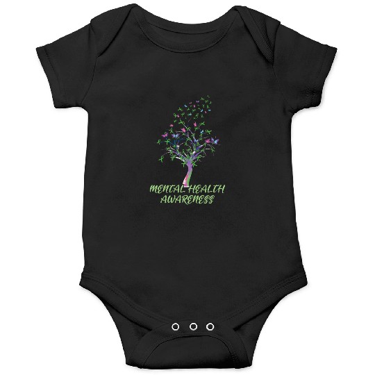 Mental Health Awareness Month In May Green Onesies