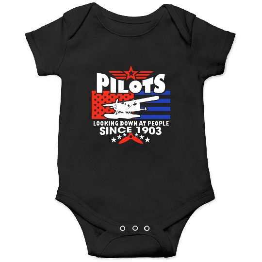Pilots Looking Down At People SINCE 1903 Onesies