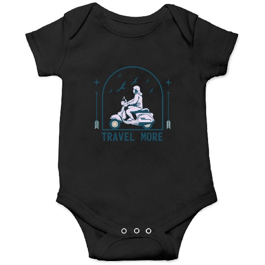 Travel More Vacation Explore Wanderlust Holidays 3 Onesies