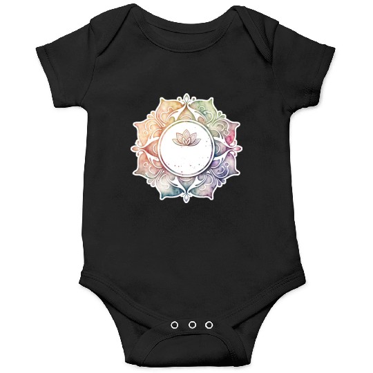 Yoga Mandala DIY Spiritual Meditation Karma Sport Onesies