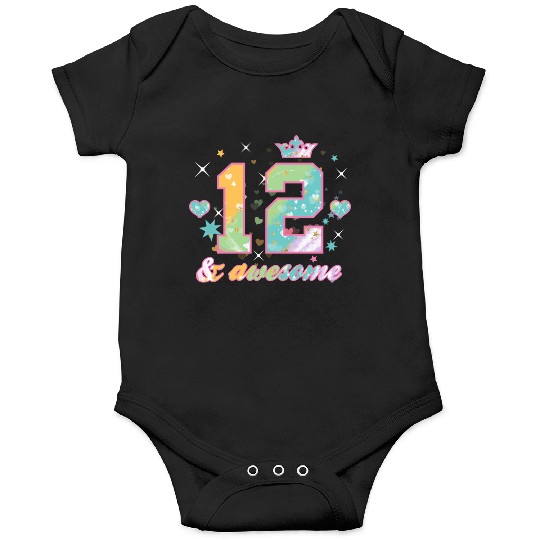 12th birthday gift idea for awesome girls Onesies