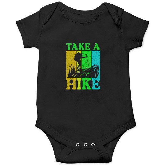 Take a Hike Wanderlust Hiker Hiking Mountains Onesies