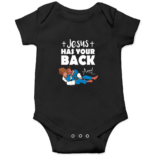 Gospel Mma Brazilian Jiujitsu Cartoon Bjj Art Onesies