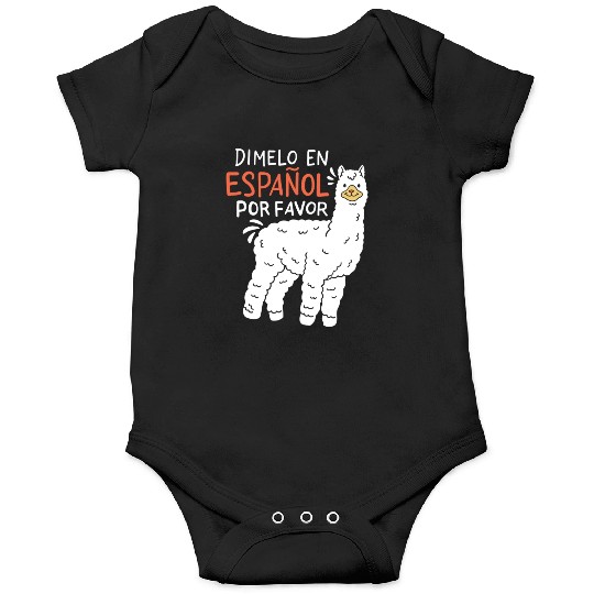 Spanish Teacher Llama Onesies