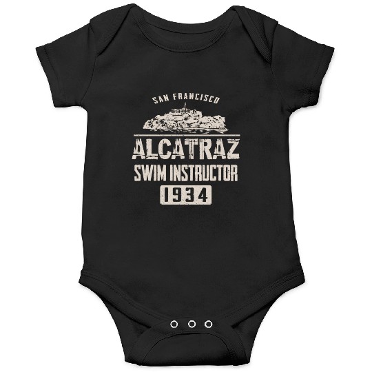 Alcatraz Swim Instructor 1934 Onesies