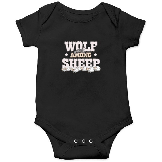 Wolf Among Sheep Wolves Animal Werewolf Wolf Lover Onesies