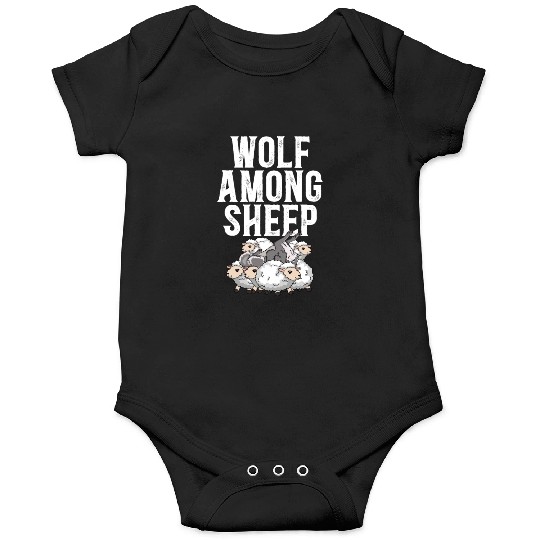 Wolf Among Sheep Wolves Animal Werewolf Wolf Lover Onesies