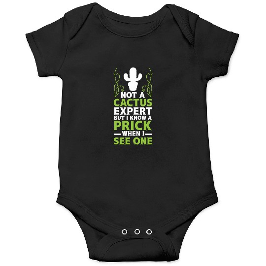 Not A Cactus Expert Sarcastic Valentines Day Prick Onesies
