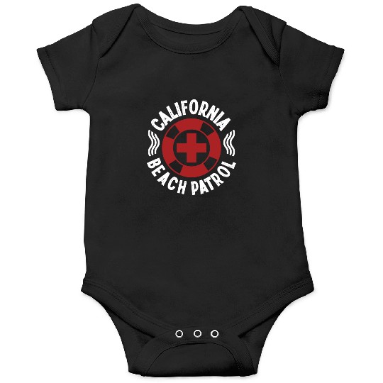 Lifeguard california beach patrol pool guard Onesies
