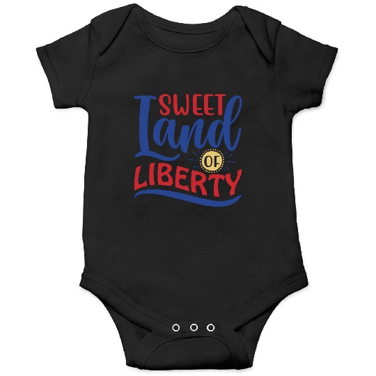Sweet Land Of Liberty Onesies