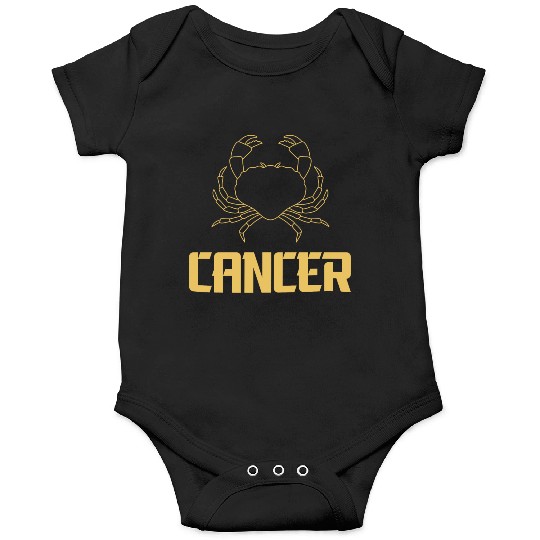 Cancer Zodiac Sign, astrology design, the crab Onesies