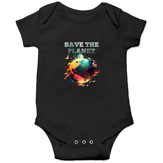 Save the Planet Climate and Nature Care Onesies