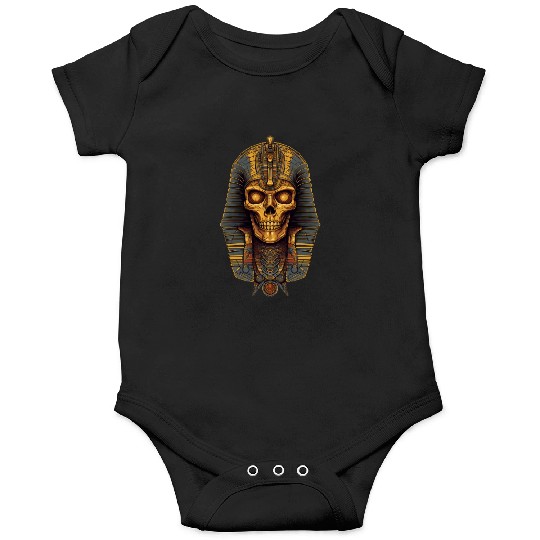 Pharaoh Egypt Skull Death Mask Gift Idea Onesies