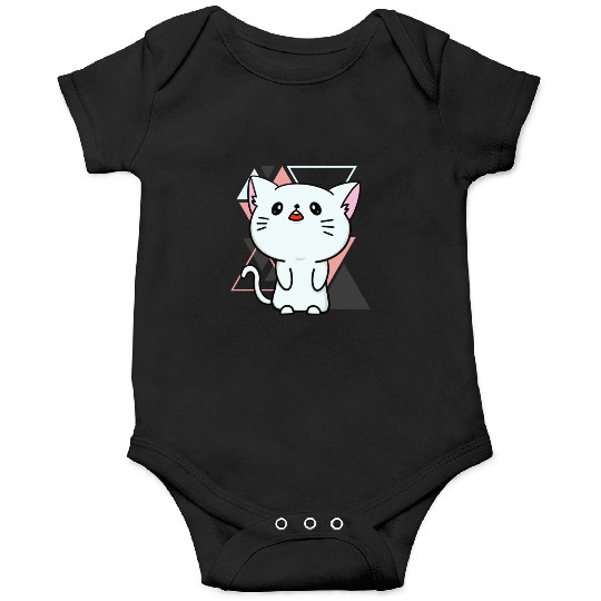 Cute little cat adorable kitty Kittenlove cat mom Onesies