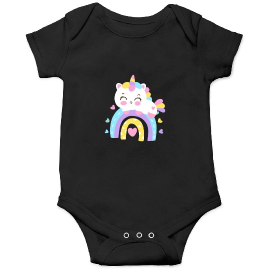 Sweet Kawaii Rainbow Unicorn Cute Girl Gift Onesies