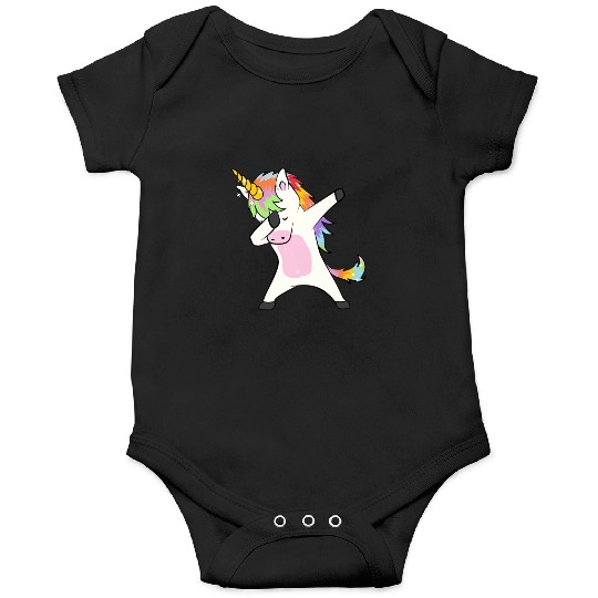 Cute dabbing unicorn dab dance girls boys children Onesies