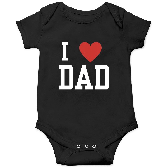 Body Bébé I Love Dad, idée cadeau de naissance, Onesies