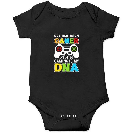 Natural Born Gamer Gaming Is My DNA Onesies