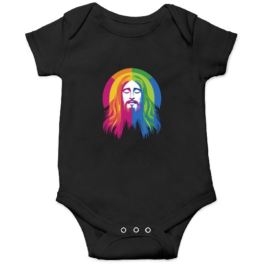 Rainbow Jesus: Embrace Love, Faith, and LGBTQ Onesies