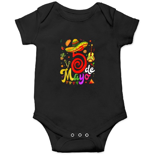 Cinco De Mayo Fiesta Surprise Camisa 5 De Mayo Viv Onesies
