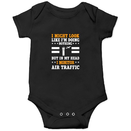 Funny Air Traffic Controller Humor Aviation Safety Onesies
