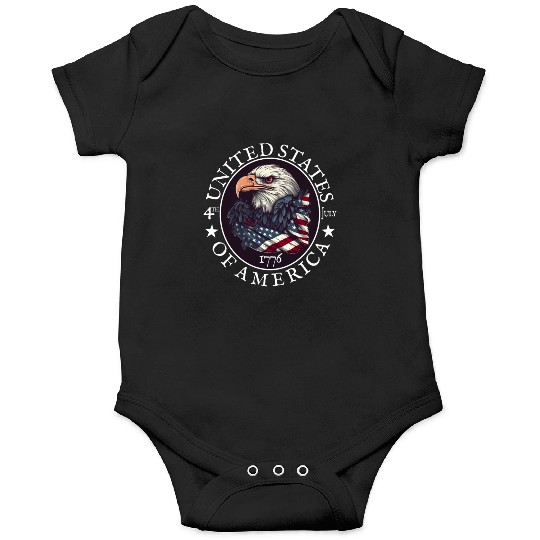Independence Day 4th of July Freedom Onesies