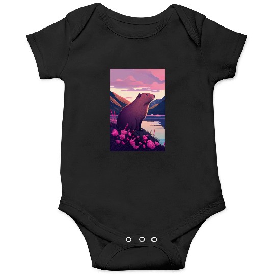 Capybara Nature Capibara Onesies