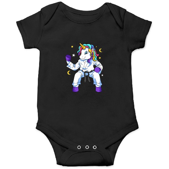 Karate Black Belt Unicorn Lover Japanese Martial Onesies