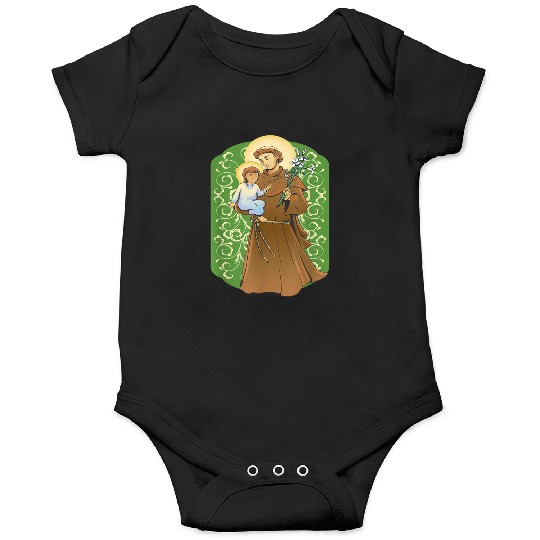 St Anthony of Padua Cute Catholic Onesies