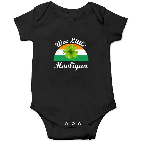 Wee Little Hooligan St Patricks Day Onesies
