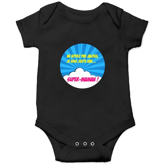 Super-mom super-hero. Best mom Mother's day Comics Onesies