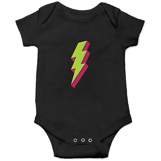 Green Lightning Bolt Onesies
