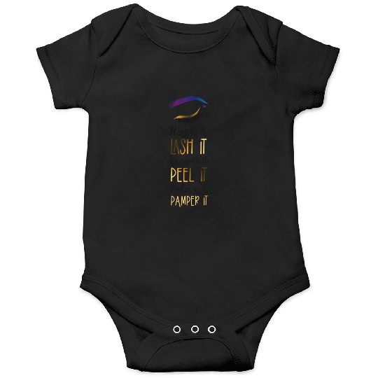 Cute Licensed Esthetician Skincare Onesies