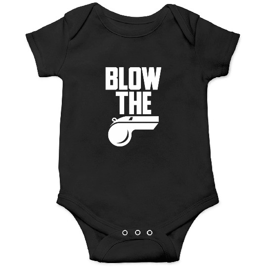 Nice Whistle Volleyball Blow The Whistle Bad Refer Onesies