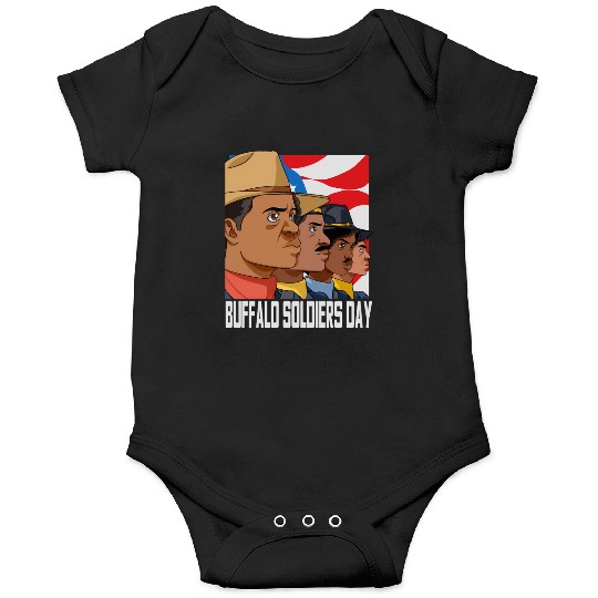 National Buffalo Soldiers Day July 28Th Patriotic Onesies